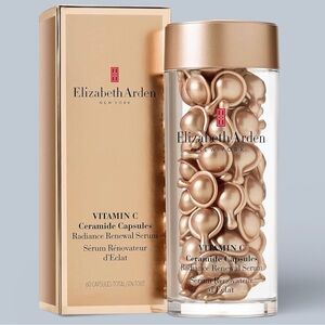 New Elizabeth Arden Vit C Serum Ceramide Capsules Radiance Renewal Serum 60 caps